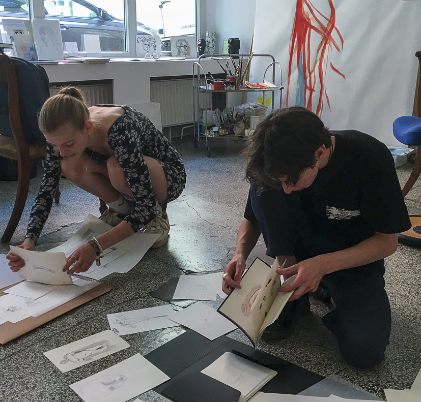 Kurs mit jungen Erwachsenen